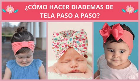 Cómo Hacer Una Hermosa Diadema o Turbante De Tela Para Bebé Paso A Paso