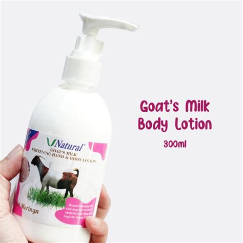 V Natural Hand Body Lotion Ekstrak Susu Kambing 300ml Shopee Malaysia