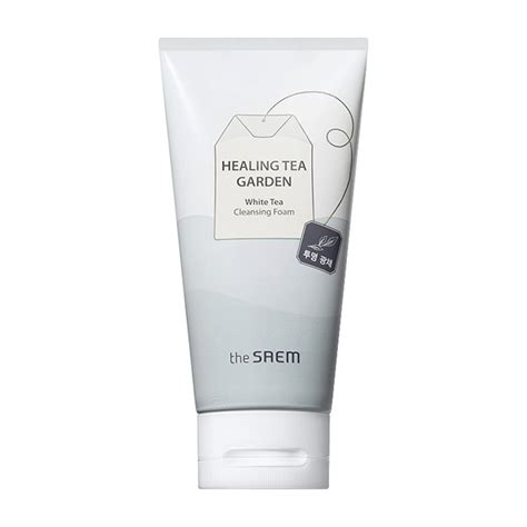 Пенка для умывания The Saem Healing Tea Garden White Tea Cleansing Foam ...