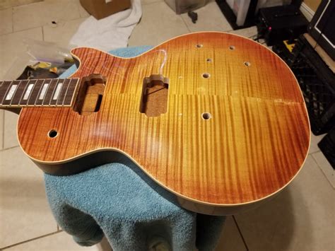 Stunning 59 Carved Top Customer Build Precision Guitar Kits