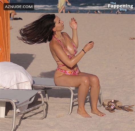 Iva Kovacevic Sexy Shows Off Her Stunning Body And Ass Wearing A Hot Pink Bikini At The Beach In
