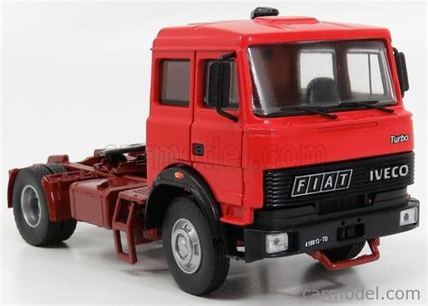 OLDCARS 00563R Scale 1 43 IVECO FIAT 190 TURBO TRACTOR TRUCK 1984 RED