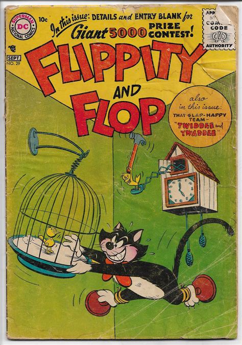 Flippity Flop 29 Silver Age Augsept 1956 Good Comic Books