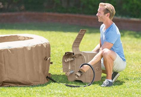 This Inflatable Hot Tub Sets Up In Just 20 Minutes