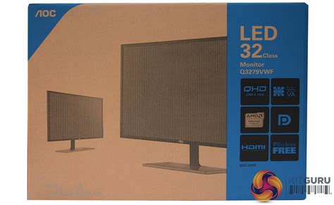 AOC Q3279VWF FreeSync 31.5in Monitor Review | KitGuru- Part 2