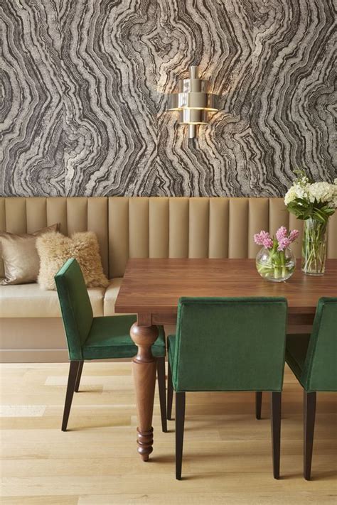 Check Out These Amazing Dining Rooms With Wallpaper Dining Room