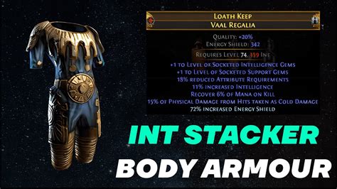 Poe Divine Int Stacking Body Armour Youtube