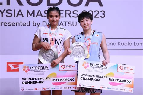 Malaysia Masters Gregoria Keluar Sebagai Runner Up Pbsi