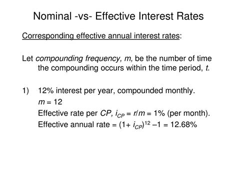 Ppt Nominal Vs Effective Interest Rates Powerpoint Presentation Free Download Id 656192