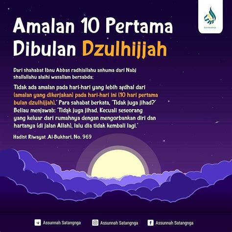 Amalan Bulan Dzulhijjah