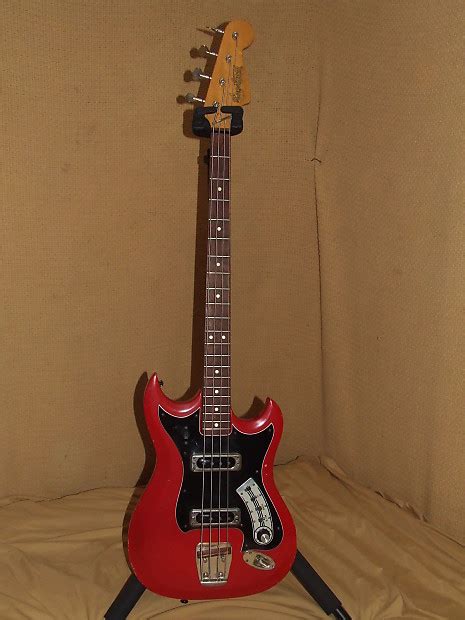 Hagstrom H Ii B Bass 1964 Red Vintage 4 String Made In Reverb