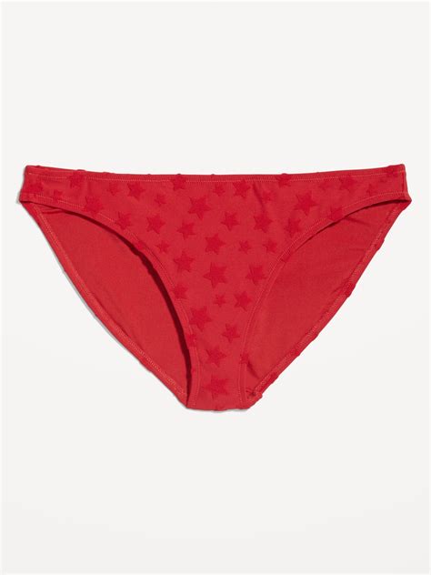 Low Rise Terry Classic Bikini Swim Bottoms Old Navy