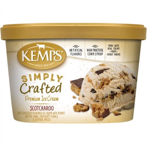 Kemps Simply Crafted Scotcharoo Premium Ice Cream Fl Oz King Soopers