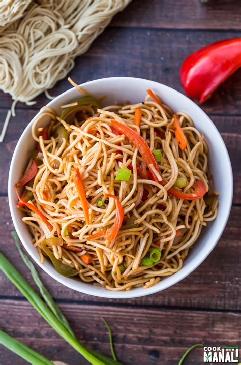 Vegetable Hakka Noodles Cook With Manali