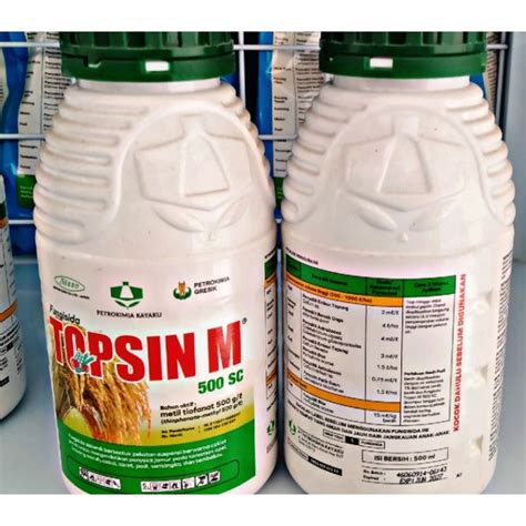 Jual Fungisida Topsin Sc Netto Ml Untuk Padi Bawang Cabai