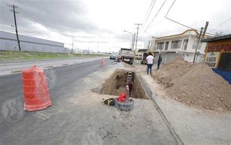 Construyen C Mara Pluvial Para Evitar Inundaciones En Tramo Del Eje Vial