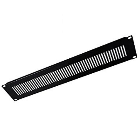 Rackmount Vented Blanking Panel 1u Width 19 Black 02438