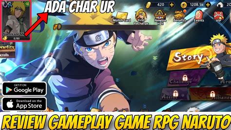 AKHIRNYA COBAIN RPG NARUTO BARU ANIMASI GOKIL GAMEPLAY MANTEP Ninja