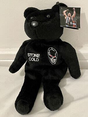 Stone Cold Steve Austin Wwf Attitude Plush Beanie Bear New With