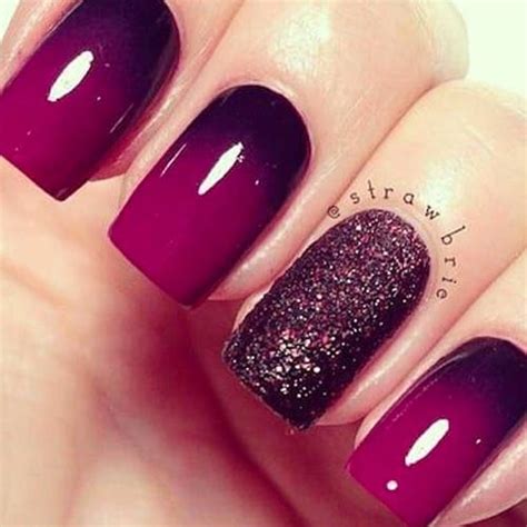 Best Ombre Nails For Fall 55 Fall Ombre Nails For 2018