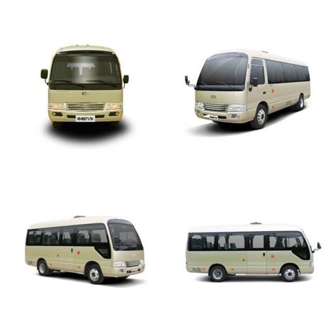 6m 2nd Hand Bus Diesel Coaster Buses 19 Seat Minibus With Air Conditioner Suspension Leaf Spring