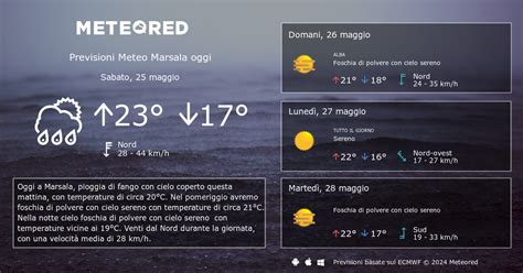 Meteo Marsala Previsioni A 14 Giorni Meteored