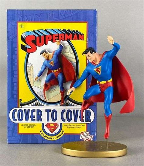 Dc Direct Cover To Cover Superman No 1 Statue Matthew Bullock