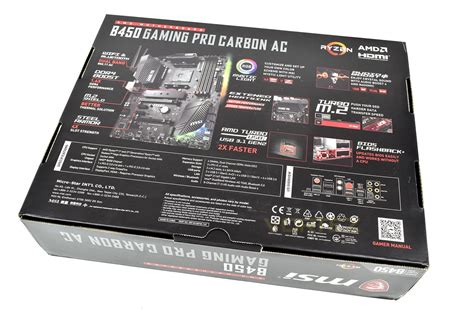 Msi B450 Gaming Pro Carbon Ac Review Packaging Contents Techpowerup Atelier Yuwa Ciao Jp