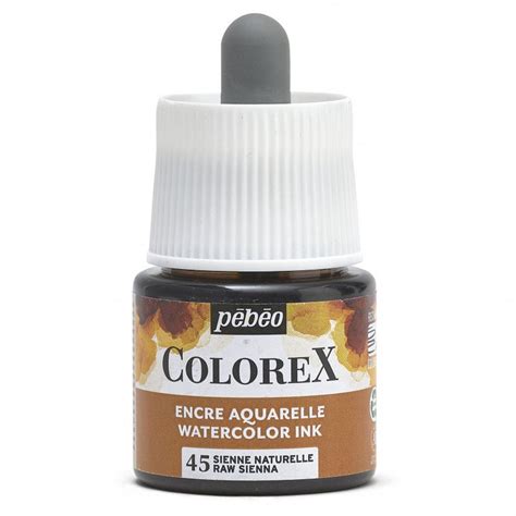 Encre Aquarelle Colorex Colorex Ml Sienne Naturelle Pebeo