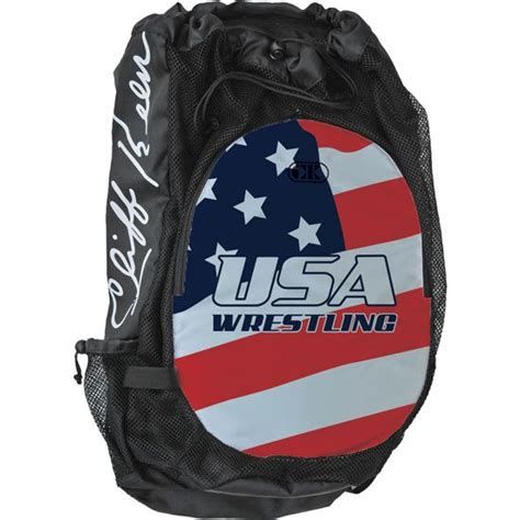 Cliff Keen Ck Fully Sublimated Country Wrestling Gear Bag Wrestling