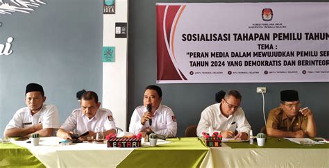 Pers Miliki Peran Penting Wujudkan Pemilu Demokratis Dan Berintegritas