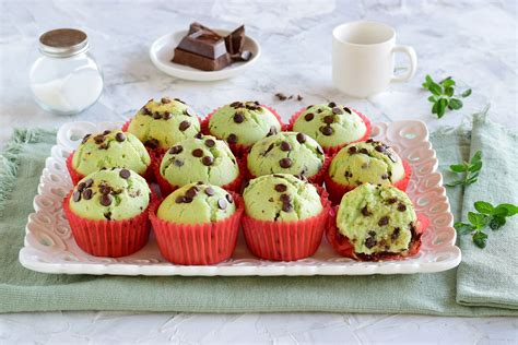 Muffin Menta E Cioccolato La Ricetta Dei Dolcetti Soffici E Colorati