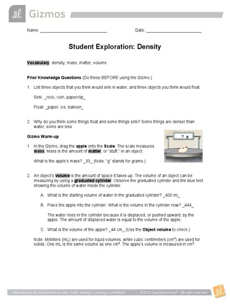 Density SE | PDF | Density | Buoyancy