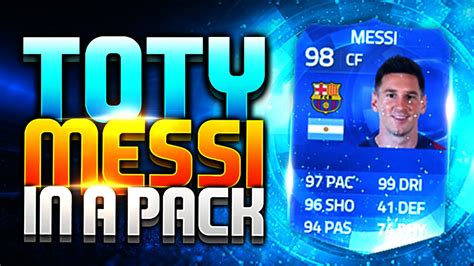 Toty Messi In A Pack Omg Fifa 15 Ultimate Team Youtube