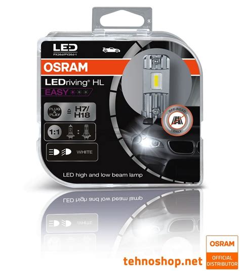 LED ŽARNICE H7 OSRAM LEDriving HL EASY 64210DWESY HCB 12V PX26d HCB