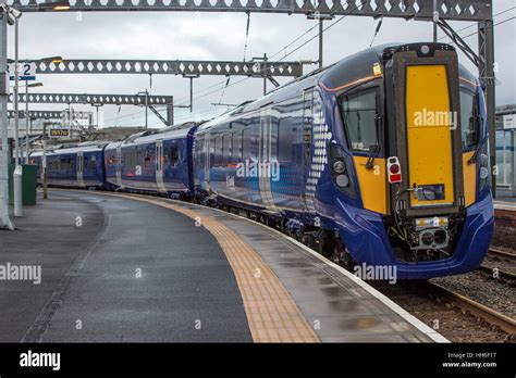 A Brand New Hitachi Train At Gourock Railway Station In Inverclyde This Train Is The First Of A