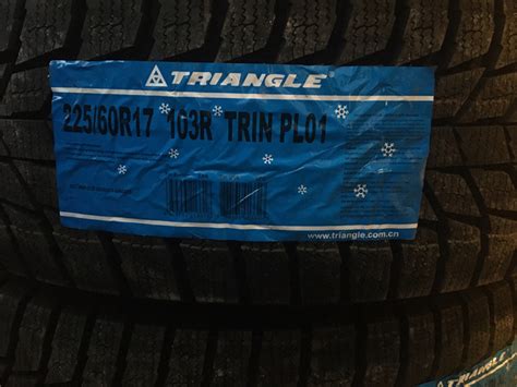 Зимняя резина Triangle pl01 — BMW X3 (F25), 2 л, 2013 года | шины | DRIVE2