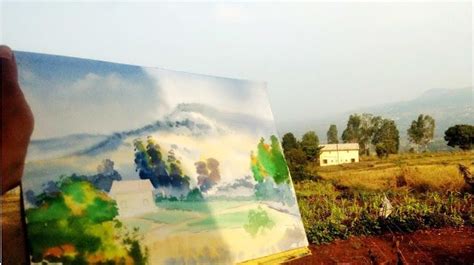 Live On The Spot Lancsape Painting At Vaghbill, Panhala | Landscape ...