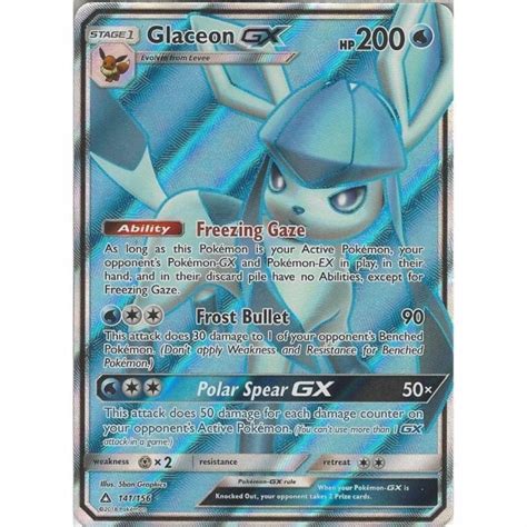 Pokemon Trading Card Game Pokemon SM 5 Ultra Prism Card Glaceon GX