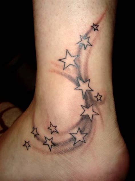 Star Tattoo Scatter Milky Way Cute Girly Ankle Fame Achiev Flickr