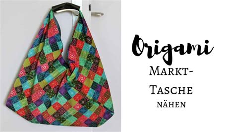 Origami Tasche nähen Schnelle Origami Bag Anleitung