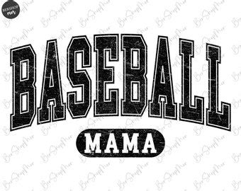 Baseball Mama PNG Mom Baseball Png Ballpark Png Baseball Mom