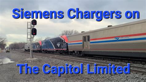 Amtrak S Capitol Limited 29 With 2 Siemens Built ALC 42 Chargers