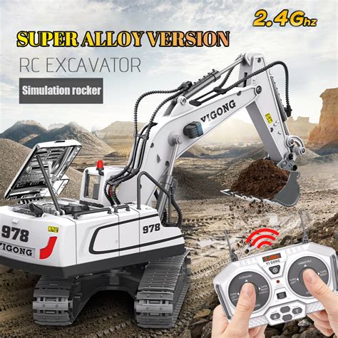 Jual Yigong Remote Control Excavator Ch Crawler Ghz Rc