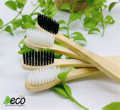 Natural Eco Friendly Bamboo Toothbrush Bamboo Toothbrush Bamboo