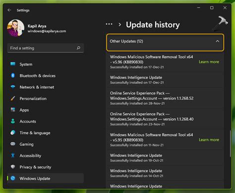 How To View Update History In Windows 11