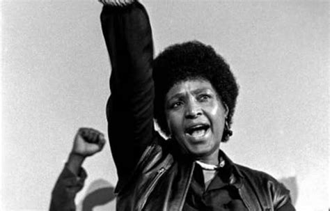 Here Is Winnie Mandela She Was A Militant Fighter Against Apartheid In South Africa She Was