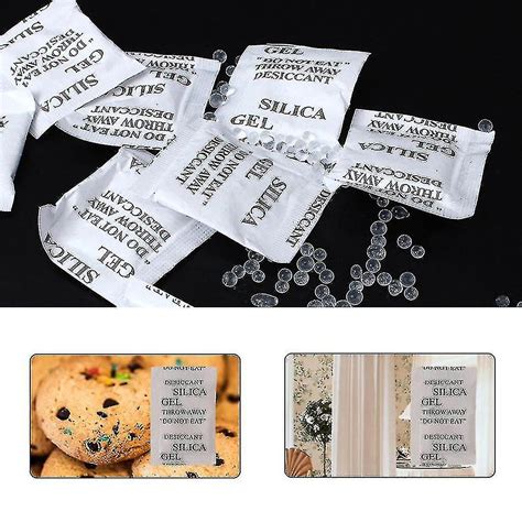 Packets Non Toxic Silica Gel Desiccant Pack Moisture Absorber