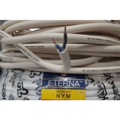 Jual Kabel Listrik Kawat Tembaga Isi 2 ETERNA NYM 2x2 5 Harga Per Meter