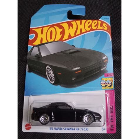 Hitam Hot Wheels Mazda Savanna Rx Fc Black Black Shopee Malaysia